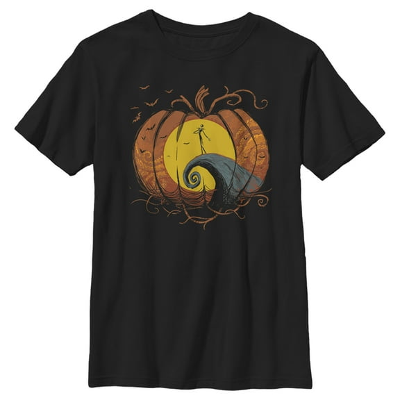 Boy's The Nightmare Before Christmas Jack Skellington's Lament Graphic Tee Black Medium