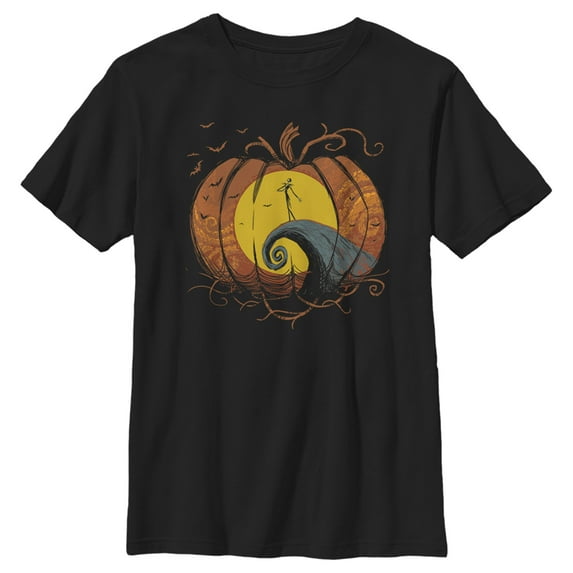 Boy's The Nightmare Before Christmas Jack Skellington's Lament Graphic Tee Black Medium