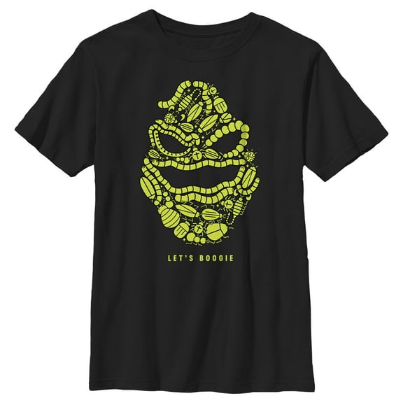 Boy's The Nightmare Before Christmas Let's Boogie Portrait  Graphic Tee Black Small