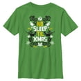 thumbnail image 1 of Boy's The Nightmare Before Christmas No Sleep Til Christmas Graphic Tee Kelly Green Small, 1 of 4
