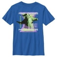 thumbnail image 1 of Boy's The Nightmare Before Christmas Oogie Boogie Retro Glitch Graphic Tee Royal Blue Large, 1 of 5