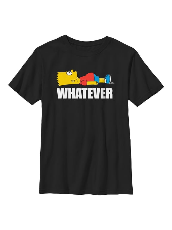 Boy's The Simpsons Bart Whatever Graphic T-Shirt