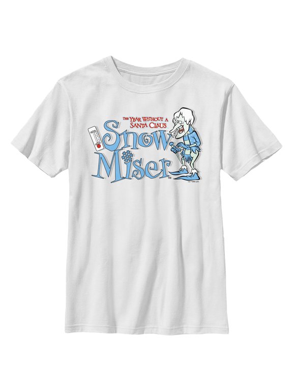 Boy's The Year Without a Santa Claus Snow Miser Graphic Tee White Medium