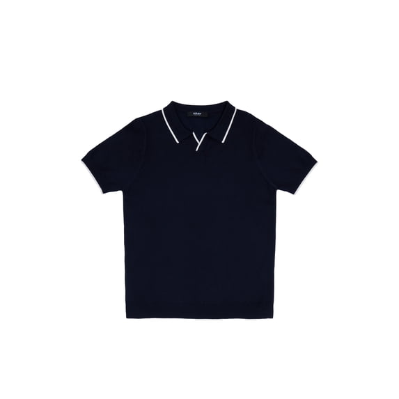 Boy's Todders Size 2T-18 Tipping Johnny Sweater Polo, Navy, 2XL