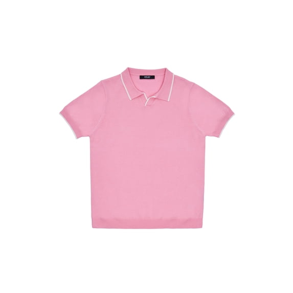 Boy's Todders Size 2T-18 Tipping Johnny Sweater Polo, Pink, 2T