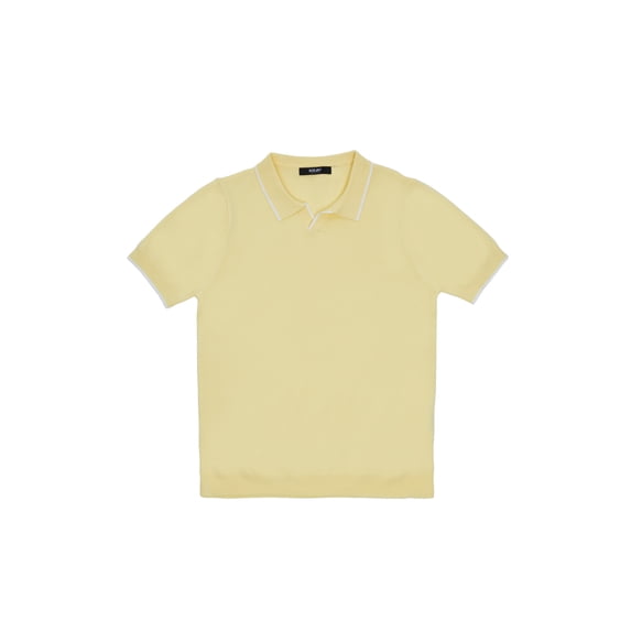 Boy's Todders Size 2T-18 Tipping Johnny Sweater Polo, Yellow, 2XL