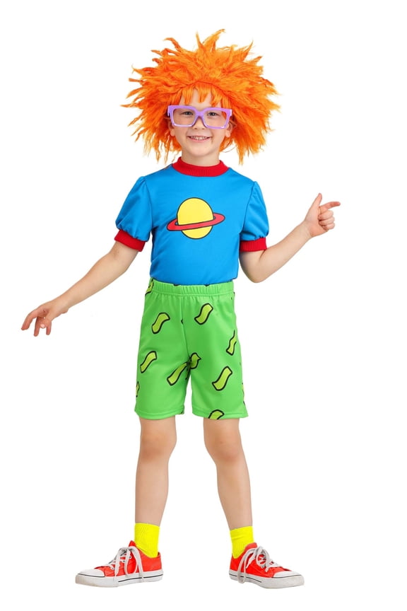 Boy's Toddler Nickelodeon Rugrats Chuckie Costume