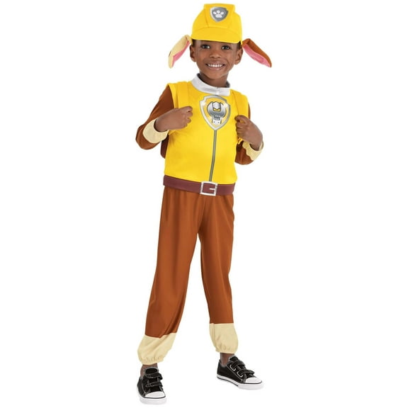 Boy's Toddler Paw Patrol Rubble Costume