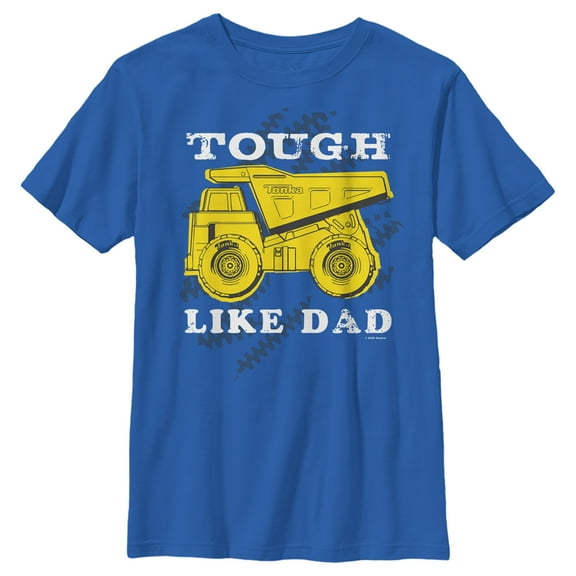 Boy's Tonka Tough Like Dad Graphic Tee Royal Blue X Small