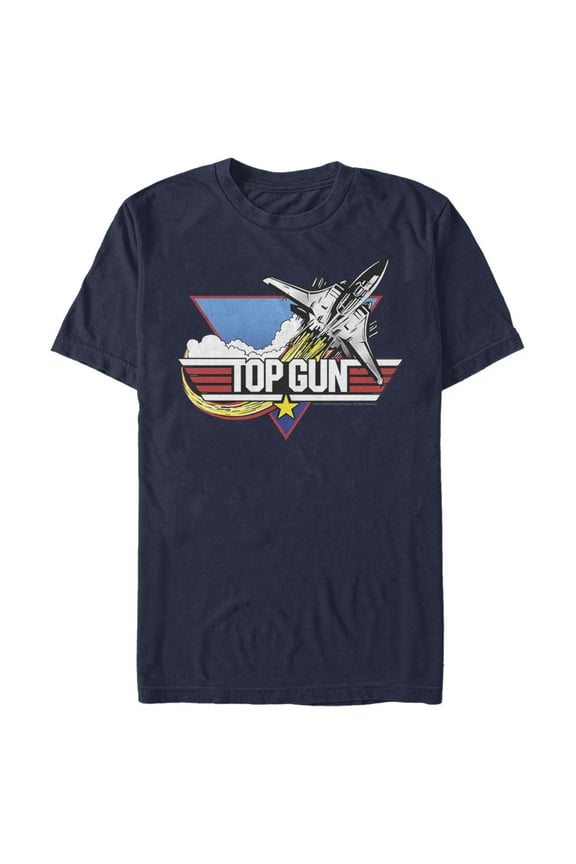 Boy's Top Gun Fighter Jet Logo Graphic T-Shirt