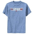 thumbnail image 1 of Boy's Top Gun Logo Distressed Performance Graphic T-Shirt, 1 of 4