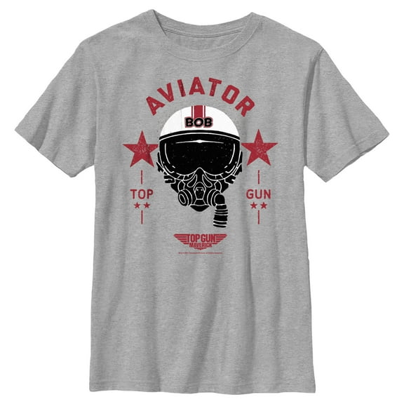 Boy's Top Gun: Maverick Aviator Bob Helmet  Graphic T-Shirt
