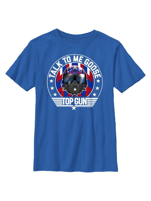 Boy's Top Gun Maverick Talk to Me Goose Graphic T-Shirt