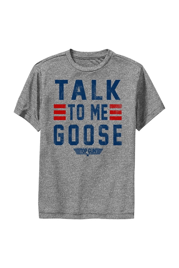 Boy's Top Gun Talk to Me Goose Quote Performance Graphic T-Shirt