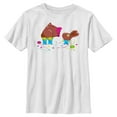 thumbnail image 1 of Boy's Toy Story Aliens Chocolate Easter Bunny  Graphic Tee White X Large, 1 of 4