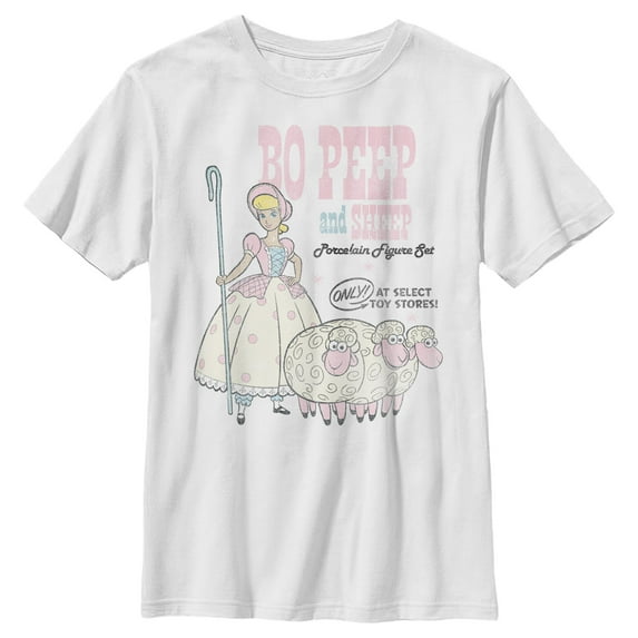 Boy's Toy Story Bo Peep Select Stores Graphic Tee White X Large
