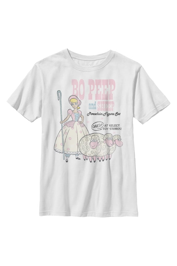 Boy's Toy Story Bo Peep Select Stores Graphic Tee White X Small