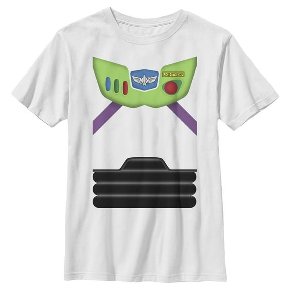 Boy's Toy Story Buzz Lightyear Costume Tee Graphic Tee White X Small