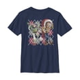 thumbnail image 1 of Boy's Toy Story Christmas BFF Argyle Print Graphic Tee Navy Blue Small, 1 of 3