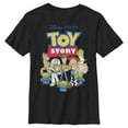 thumbnail image 1 of Boy's Toy Story Gang is All Here Graphic Tee Black Small, 1 of 4