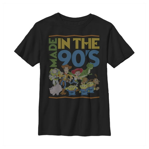 Boy's Toy Story Made in the '90s  Graphic Tee Black Small