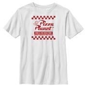 Boy's Toy Story Pizza Planet Uniform Graphic Tee White X Small