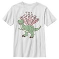 thumbnail image 1 of Boy's Toy Story Rex I'm A Hugger Hearts  Graphic Tee White Medium, 1 of 4