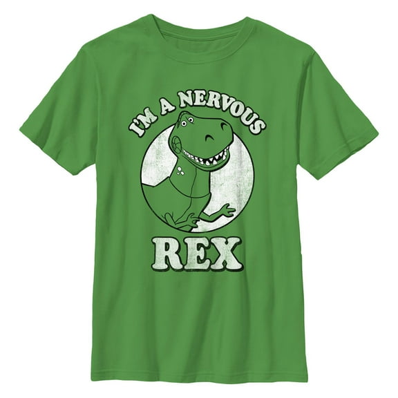 Boy's Toy Story Rex Nervous Graphic T-Shirt