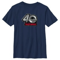 Boy's Transformers 40 Years Logo  Graphic T-Shirt