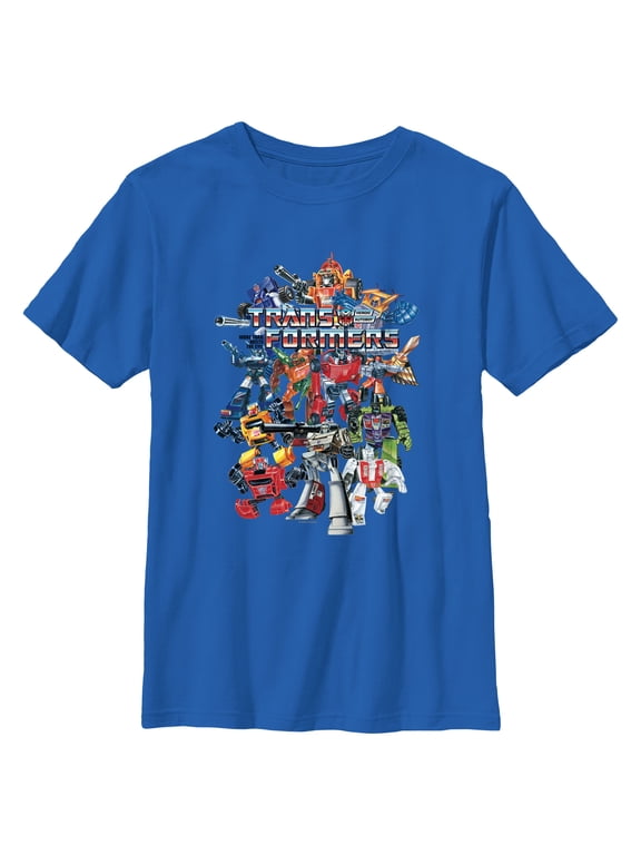 Boy's Transformers Autobots Collage Graphic T-Shirt