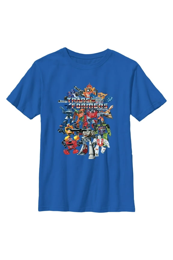 Boy's Transformers Autobots Collage Graphic T-Shirt