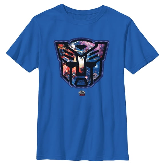 Boy's Transformers Autobots Space Battle Logo Graphic T-Shirt
