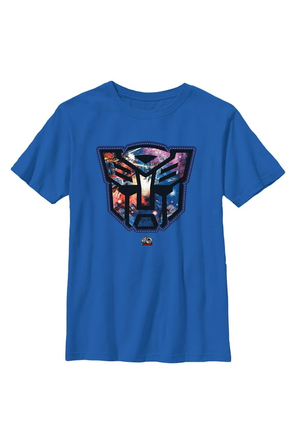 Boy's Transformers Autobots Space Battle Logo  Graphic T-Shirt