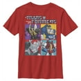 thumbnail image 1 of Boy's Transformers Decepticon Characters Boxes Graphic Tee Red Small, 1 of 4