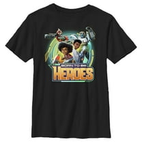 Boy's Transformers: EarthSpark Born To Be Heroes  Graphic Tee Black Small