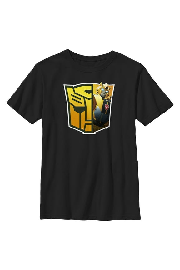 Boy's Transformers: EarthSpark Bumblebee Autobots Logo Graphic Tee Black X Large