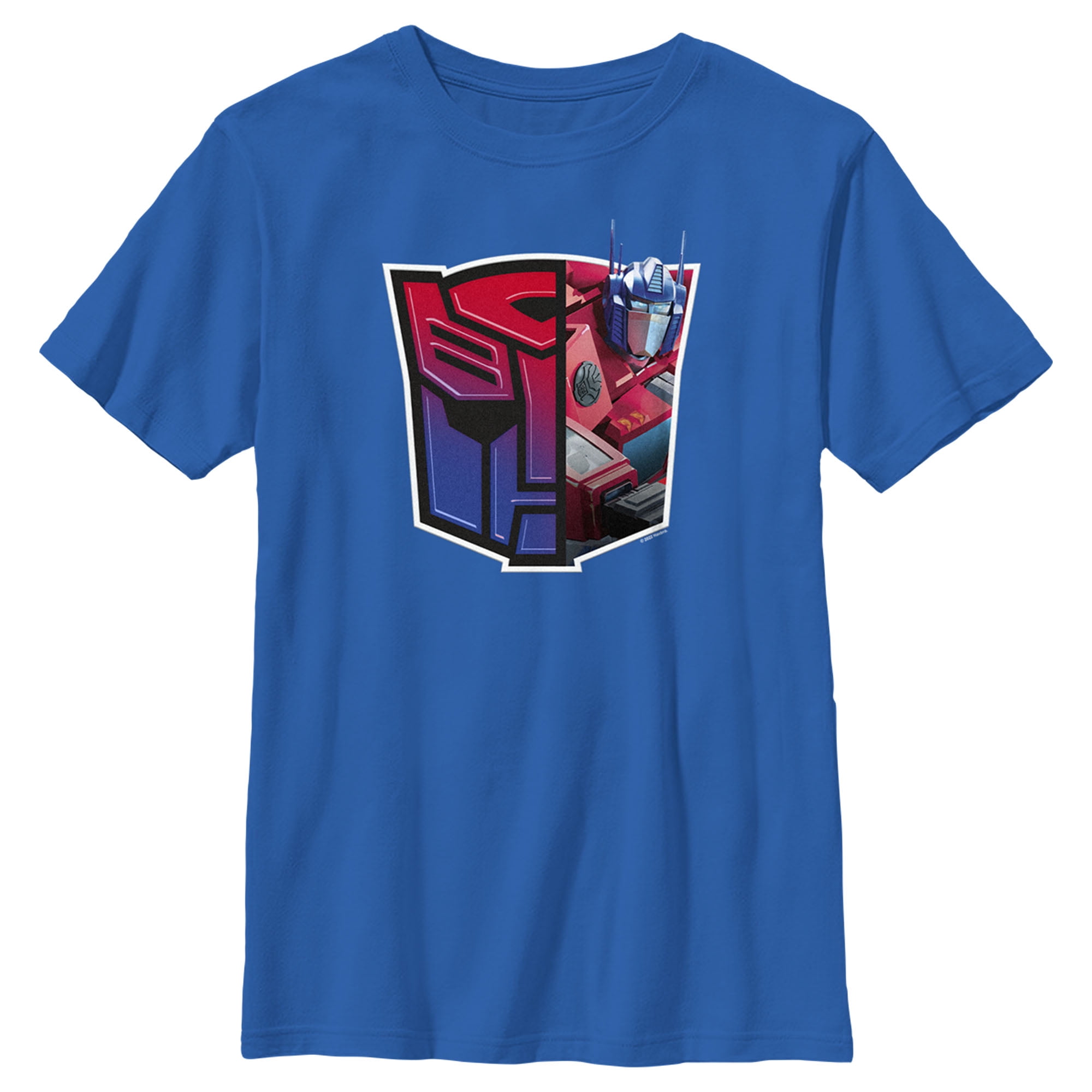 Boy s Transformers EarthSpark Optimus Prime Autobots Logo Graphic