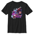 thumbnail image 1 of Boy's Transformers: EarthSpark Optimus Prime Roll Out Graphic Tee Black Small, 1 of 5