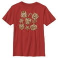 thumbnail image 1 of Boy's Transformers Gingerbread Transformers  Graphic Tee Red Medium, 1 of 4
