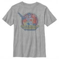 thumbnail image 1 of Boy's Transformers Optimus Prime Retro Circle  Graphic Tee Athletic Heather Medium, 1 of 5