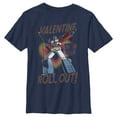 thumbnail image 1 of Boy's Transformers Optimus Prime Valentine Roll Out!  Graphic Tee Navy Blue X Small, 1 of 4