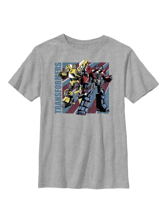 Boy's Transformers Optimus Prime and Bumblebee Graphic T-Shirt