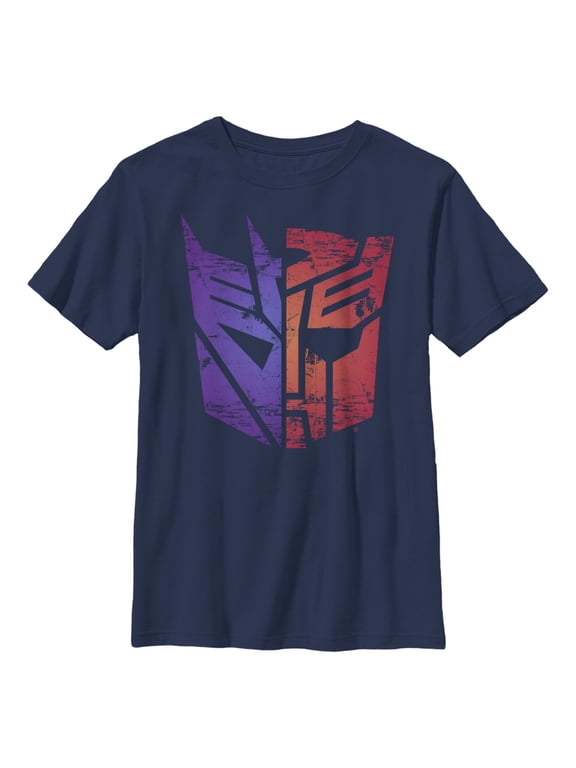 Boy's Transformers Split Logo Graphic T-Shirt