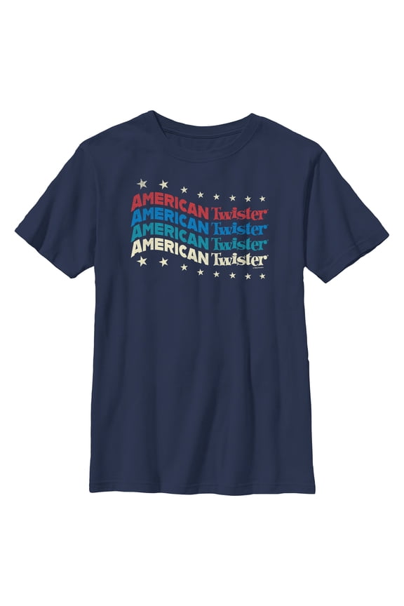 Boy's Twister American Patriotic Logo Graphic T-Shirt