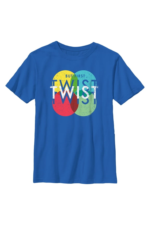 Boy's Twister But First Twist Graphic T-Shirt