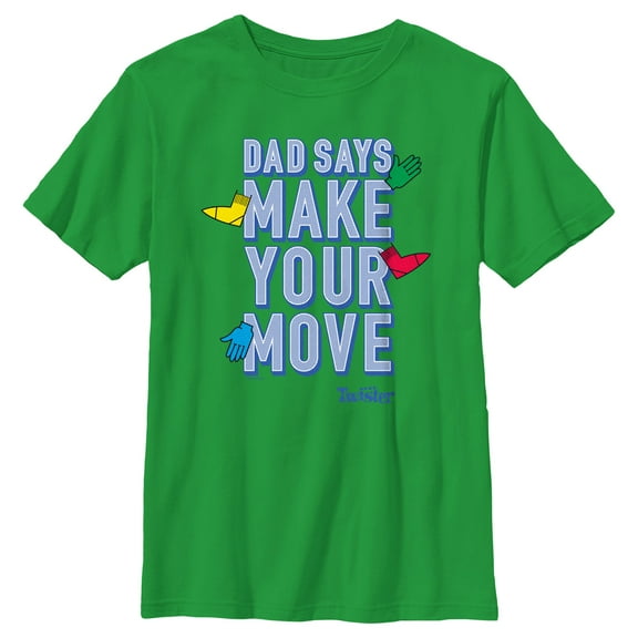Boy's Twister Dad Says Make Your Move  Graphic T-Shirt