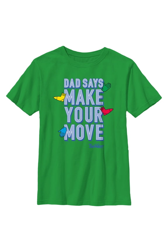 Boy's Twister Dad Says Make Your Move Graphic T-Shirt