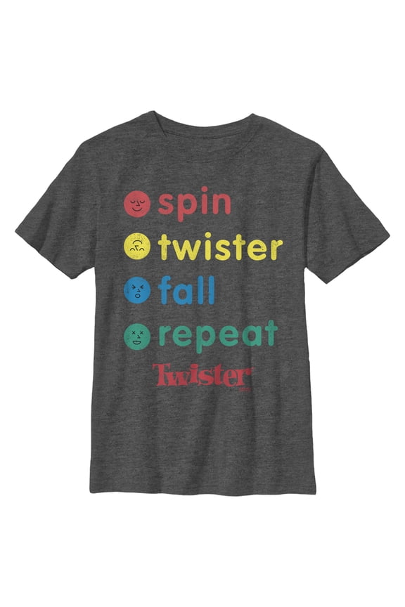 Boy's Twister Spin Fall Repeat Graphic T-Shirt