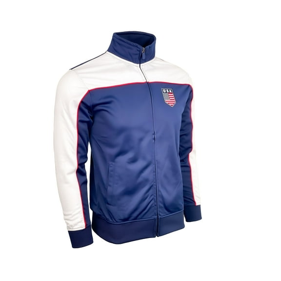 Boy's USA Soccer Jacket, US Soccer Full Zip Track Jacket Youth Sizes (YX)
