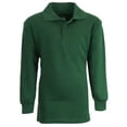 thumbnail image 1 of Boy's Uniform Long Sleeve Polo Shirts, 1 of 3